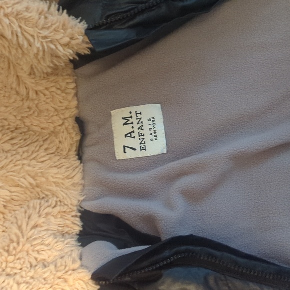 7 A.M. Enfant Doudoune Black - Picture 4 of 9